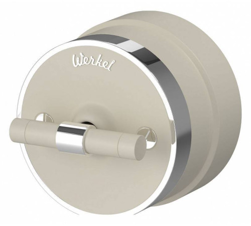 Выключатель одноклавишный с корпусом Werkel Vintage слоновая кость, хром W5812055