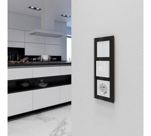 Терморегулятор электромеханический для теплого пола Werkel белые W1151201