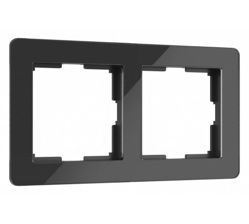 Рамка на 2 поста Werkel Acrylic черный W0022708