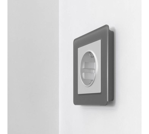 Рамка на 1 пост Werkel Acrylic графит W0012704