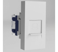 Розетка Ethernet RJ-45 модульная Werkel белый a069369