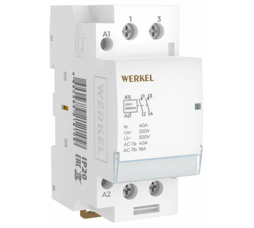 Контактор двухмодульный Werkel Контакторы W942M40O