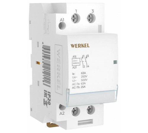 Контактор двухмодульный Werkel Контакторы W942M63O
