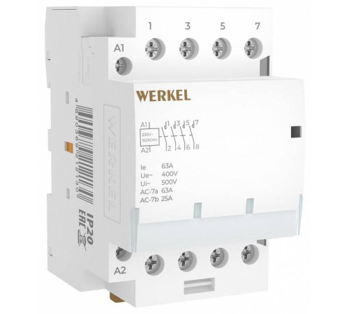 Контактор трехмодульный Werkel Контакторы W943M63O