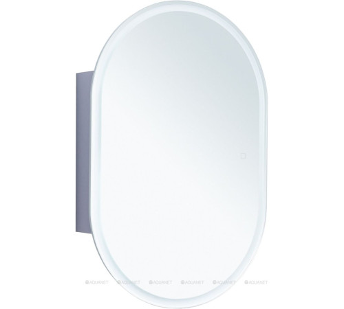 Зеркальный шкаф Aquanet Монте овал 60х90 LED 00344788