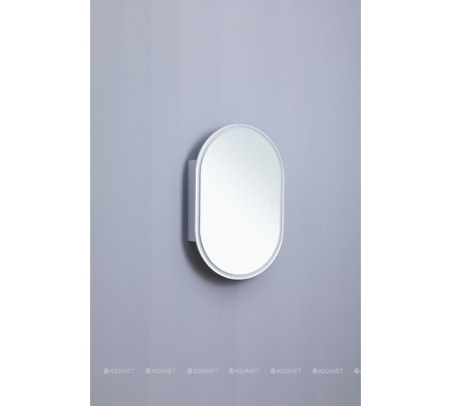 Зеркальный шкаф Aquanet Монте овал 60х90 LED 00344788