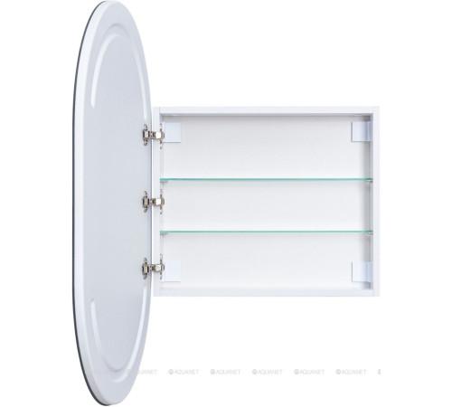 Зеркальный шкаф Aquanet Монте овал 60х90 LED 00344788