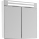 Зеркальный шкаф De Aqua Эколь 75 750x750x158 мм белый 00186495