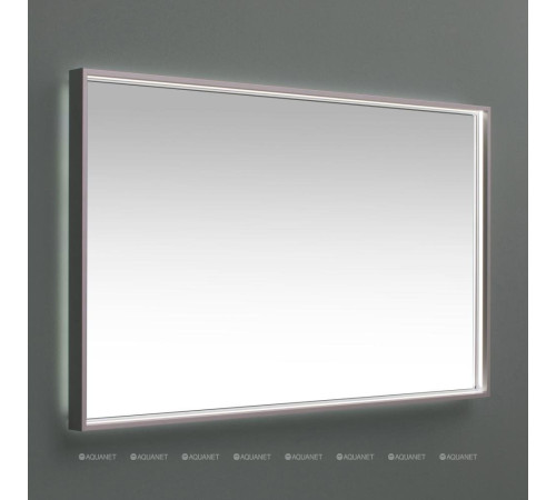 Зеркало De Aqua Алюминиум 140 см с подсветкой 4 стороны серебро 00261699