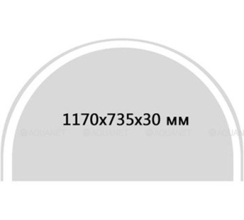 Зеркало De Aqua Эскалада 117 см ESK 402 117