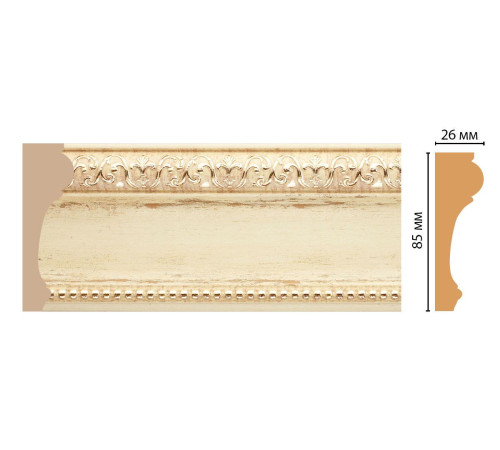 Молдинг DecoMaster 147-1028 84х26х2400 мм 147-1028
