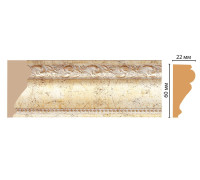 Молдинг DECOMASTER 161-553 ДМ 60х22х2400 мм 161-553 ДМ