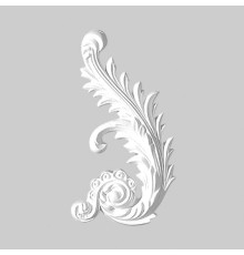 Орнамент из полиуретана DECOMASTER 66161R 115х205х18 мм 66161R