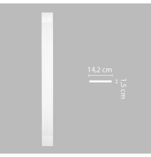 Пилястра DECOMASTER DK-82210 полиуретан 2000х142х15 мм DK-82210