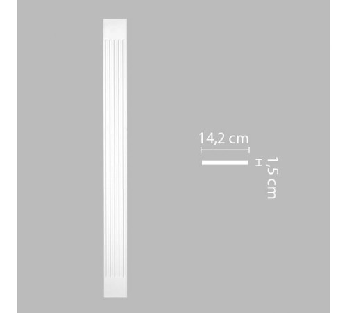 Пилястра DECOMASTER DK-82210 полиуретан 2000х142х15 мм DK-82210