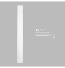 Пилястра DECOMASTER DK-82230 полиуретан 2200х196х17 мм DK-82230