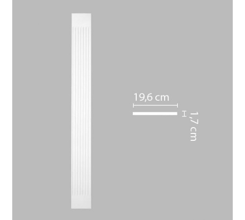 Пилястра DECOMASTER DK-82230 полиуретан 2200х196х17 мм DK-82230