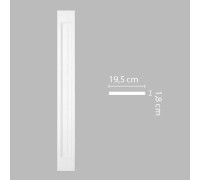 Пилястра DECOMASTER DK-82240 полиуретан 2000х196х18 мм DK-82240