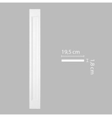 Пилястра DECOMASTER DK-82240 полиуретан 2000х196х18 мм DK-82240