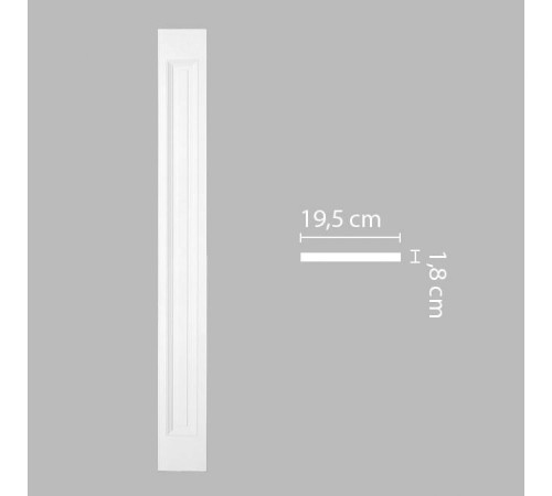 Пилястра DECOMASTER DK-82240 полиуретан 2000х196х18 мм DK-82240