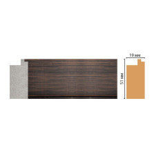 Багет из полистирола DECOMASTER FM15-1 51х19х2850 мм FM15-1