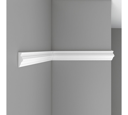 Молдинг DECOMASTER 97022 полиуретановый гладкий 65x21x2400 мм 97022