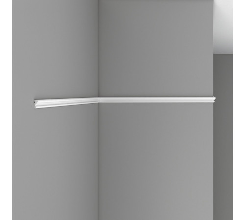 Молдинг DECOMASTER 97100 полиуретановый гладкий 19x8x2400 мм 97100