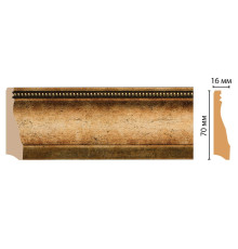 Плинтус напольный DECOMASTER 193 70х16х2400 мм 193-57