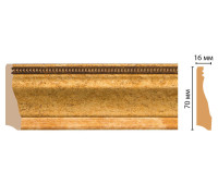 Плинтус напольный DECOMASTER 193 70х16х2400 мм 193-58