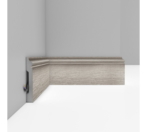 Плинтус напольный DECOMASTER D005-77 ДМ 79х13х2400 мм D005-77 ДМ