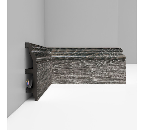 Плинтус напольный DECOMASTER D232 100 х 22 х 2400 мм D232-86 ДМ