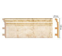 Плинтус напольный DECOMASTER D233-80 ДМ 120х23х2400 мм D233-80 ДМ