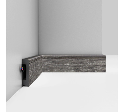 Плинтус напольный DECOMASTER D234-86 DM 58х16х2400 мм D234-86 DM