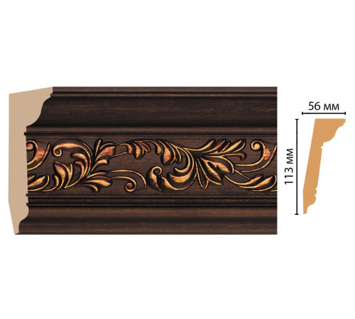 Плинтус потолочный DECOMASTER 129D-966 129D-966