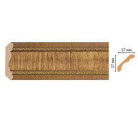 Плинтус потолочный DECOMASTER 173-4 57х57х2400 мм 36648