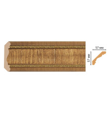 Плинтус потолочный DECOMASTER 173-4 57х57х2400 мм 36648