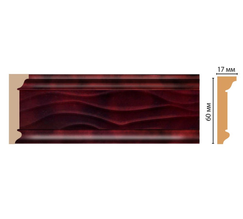 Плинтус потолочный DECOMASTER D219-62 60х17х2400 мм D219-62