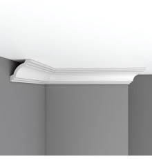 Плинтус потолочный гладкий DECOMASTER 96257F полиуретан гибкий 70х70х2400 мм 96257F
