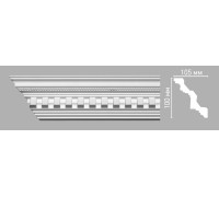 Плинтус потолочный DECOMASTER 95101 с рисунком 105х100х2400 мм 95101