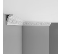 Плинтус потолочный DECOMASTER 95323A с рисунком полиуретан 79х59х2400 мм 95323A