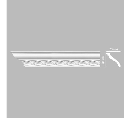 Плинтус потолочный с рисунком DECOMASTER 95615 70х70х2400 мм 95615