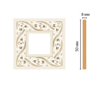 Вставка декоративная цветная Decomaster 50х50х8 мм 130-2-6