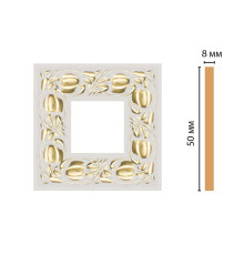 Вставка декоративная цветная Decomaster 50х50х8 мм 130C-2-54