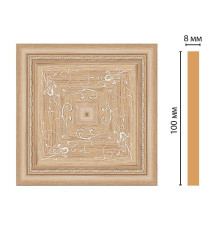 Вставка декоративная Decomaster 186-2-11 полистирол 100х100х8 мм 186-2-11