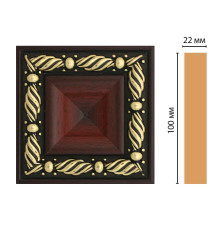 Вставка декоративная DECOMASTER D207 100x100x22 мм D207-52