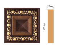 Вставка декоративная DECOMASTER D207 100x100x22 мм D207-56