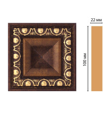 Вставка декоративная DECOMASTER D207 100x100x22 мм D207-56