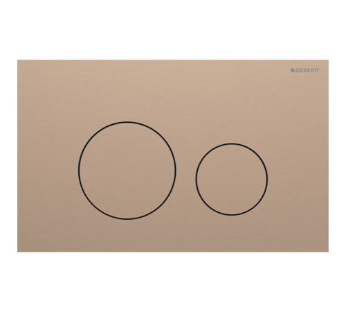 Клавиша смыва Geberit Sigma40 для двойного смыва круглая красное золото 115.628.QB.1