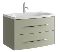 Тумба под раковину AQWELLA Neringa 80 см подвесная шалфей зеленый NER0108SH