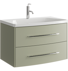 Тумба под раковину AQWELLA Neringa 80 см подвесная шалфей зеленый NER0108SH